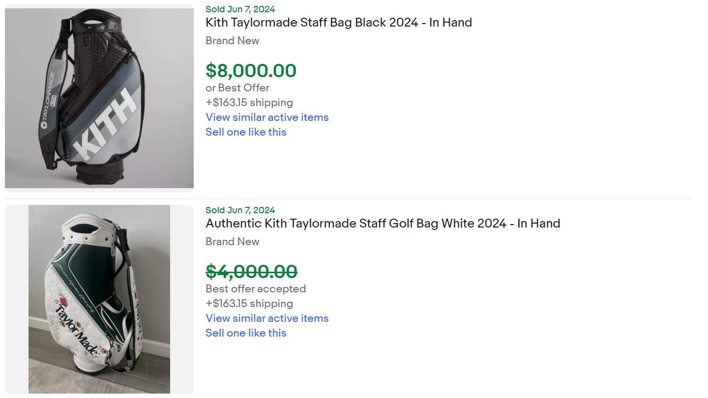 Kith TaylorMade Golf Bag for Sale