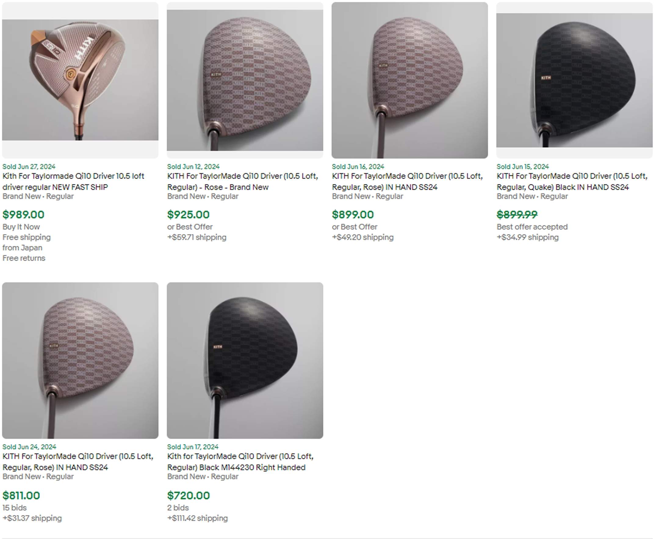 Kith for TaylorMade Qi10 Driver - eBay