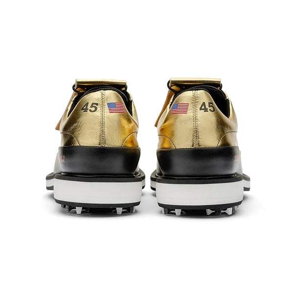 Trump Gold Golf Shoes Detail