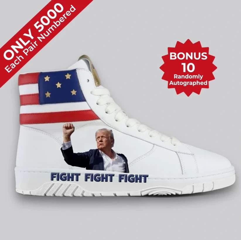 Trump Sneakers Fight Fight Fight Reseller