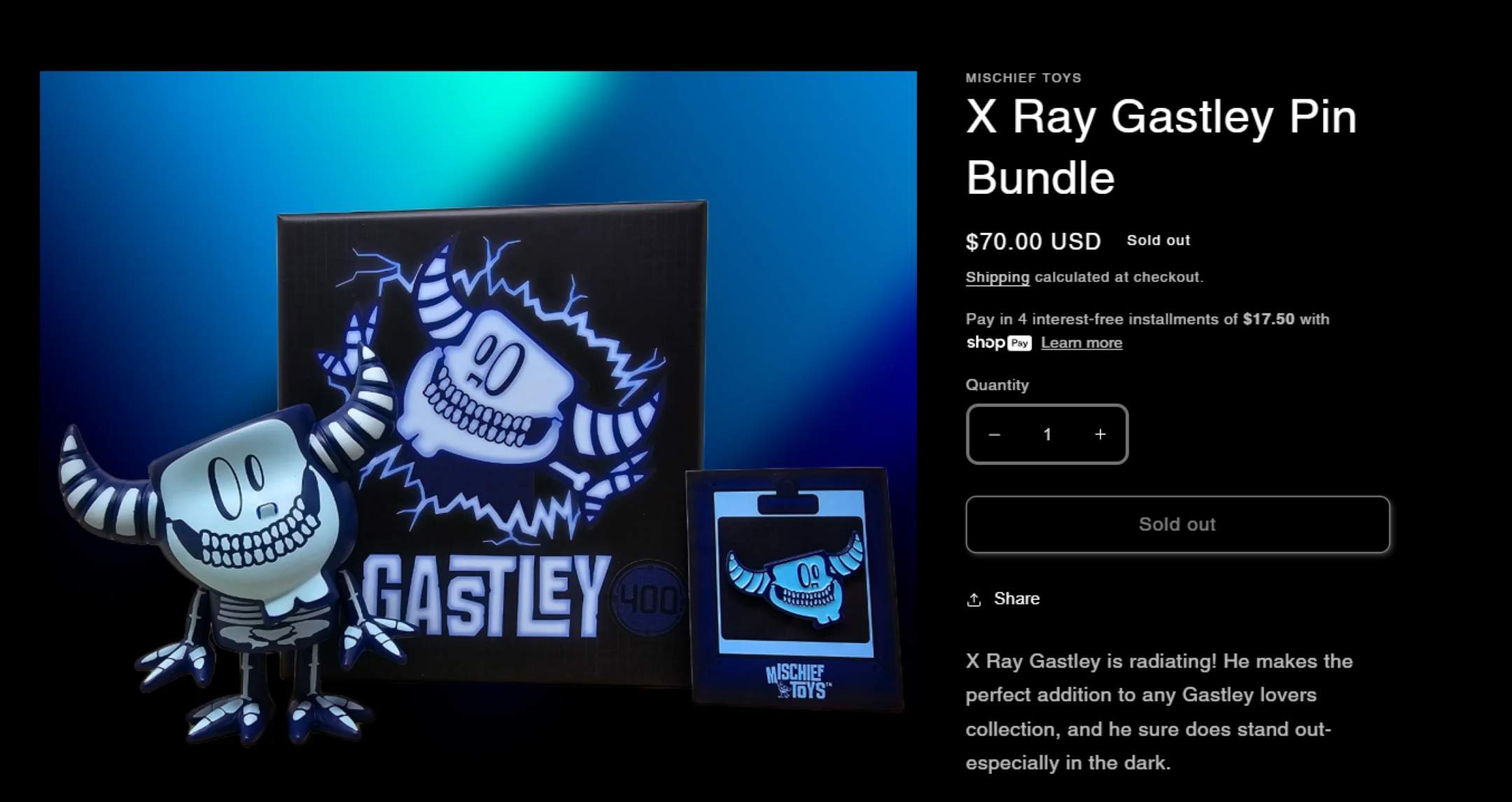 X Ray Gastley Pin Bundle - Release