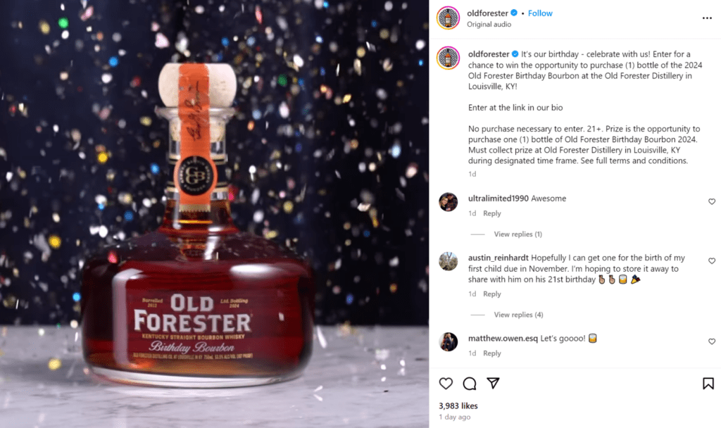 You Could Win a Rare Bottle of Whiskey This Month Resell Calendar