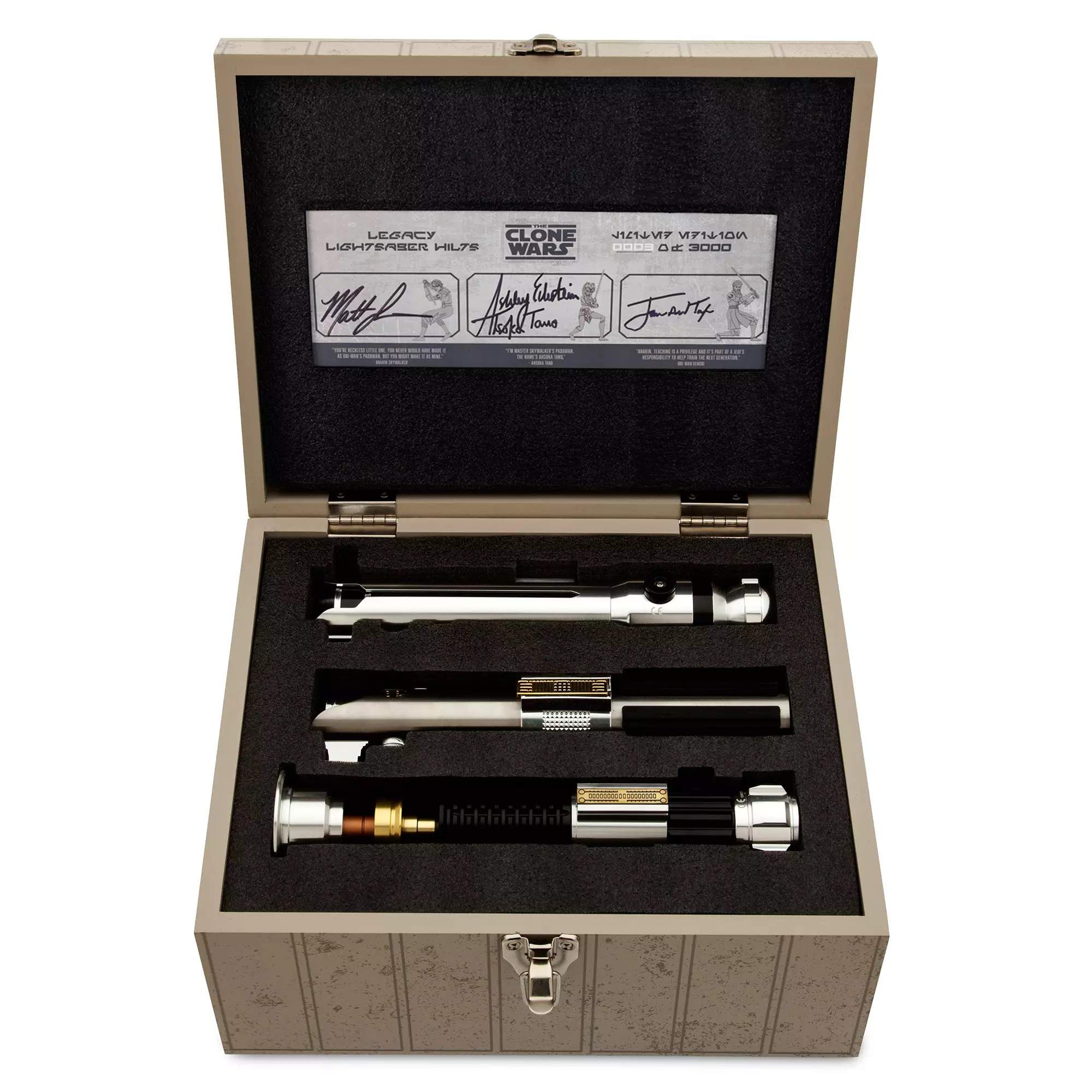 D23 Clone Wars Lightsaber Signed Hilts