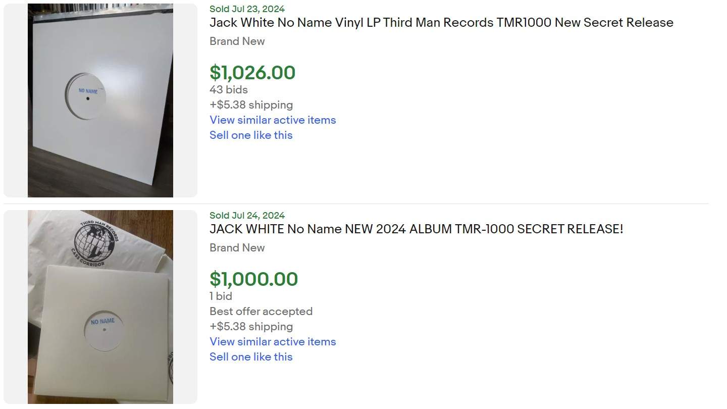 No Name Secret Vinyl for Sale