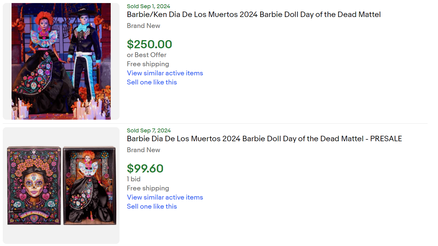 2024 Muertos Barbie for Sale Ken