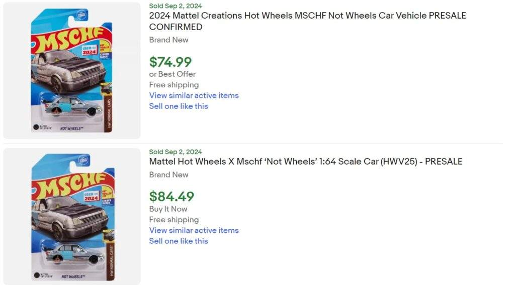 MSCHF's Hot Wheels Collaboration Resells in Minutes - Resell Calendar