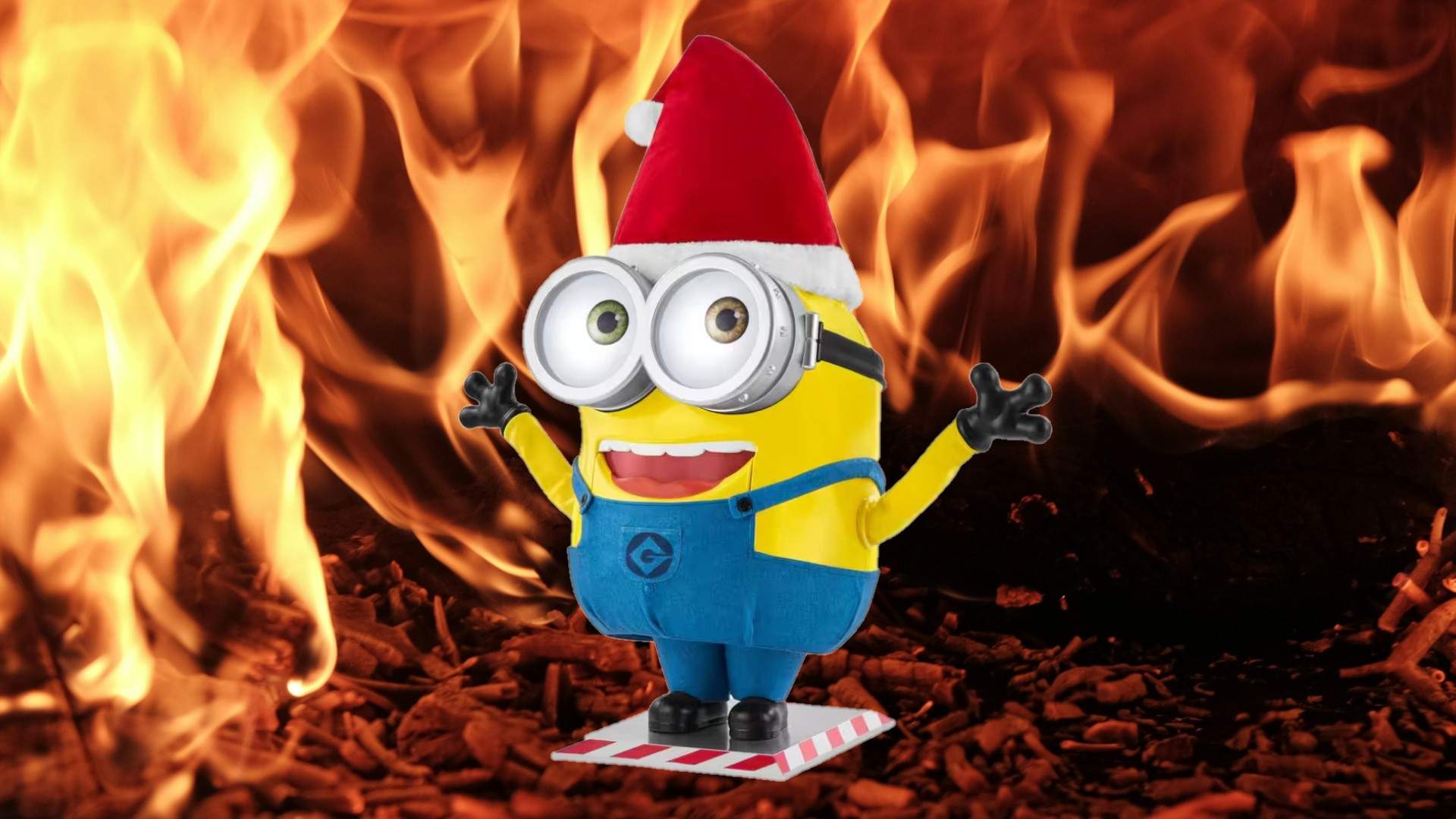 Home Depot Animated Christmas Minion Reseller