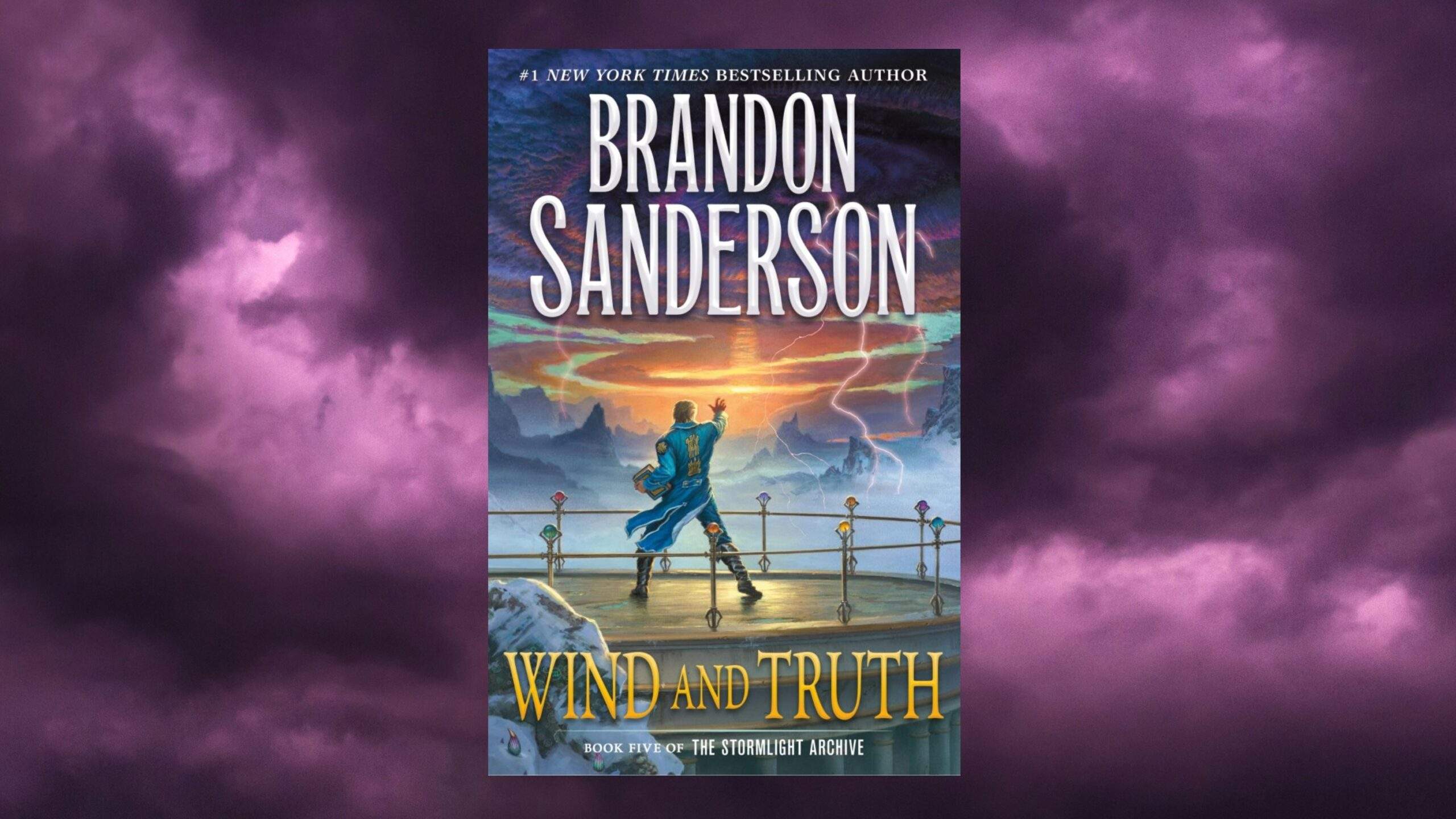 Brandon Sanderson Signed Book Wind Truth Reseller