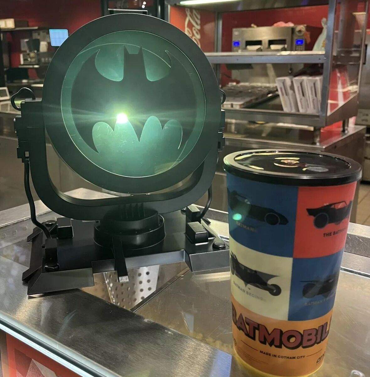 Batman Bat Signal Popcorn Bucket AMC - Release