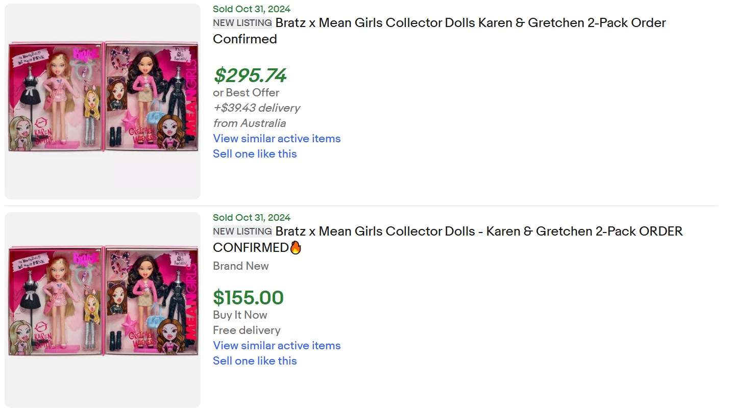 Bratz Mean Girls Karen Gretchen for Sale