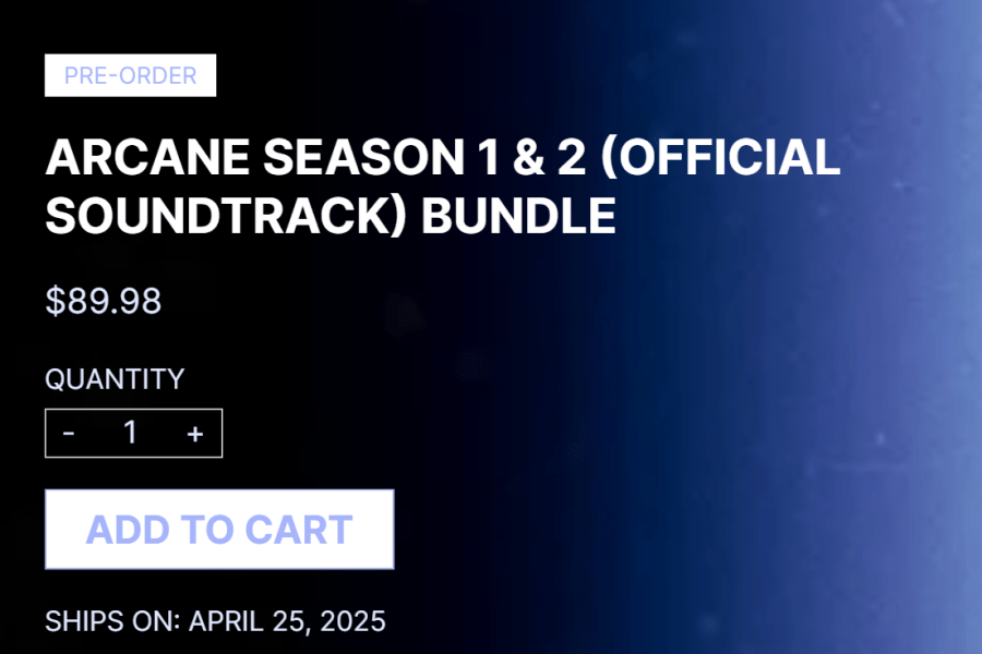 Arcane Vinyl Bundle Restock Details