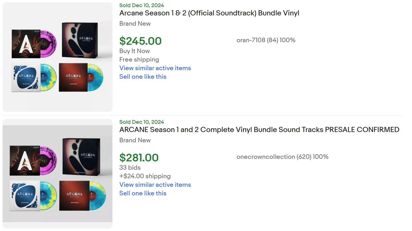 Arcane Vinyl Bundle for Sale January