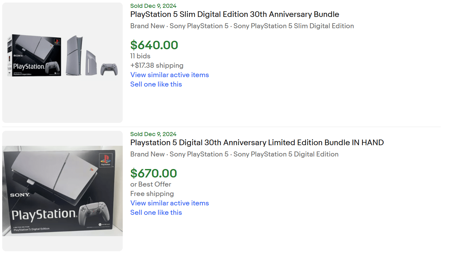 PS5 Anniversary Digital for Sale PlayStation