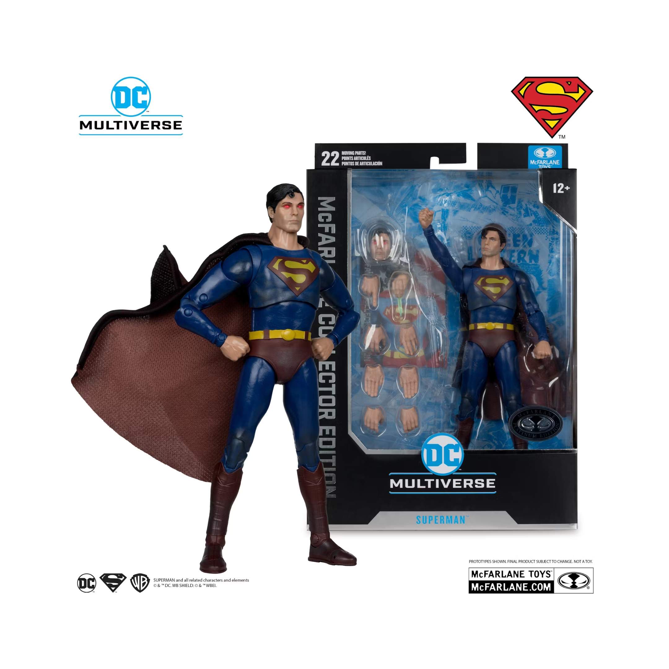 Superman McFarlane Collector Edition Platinum Update