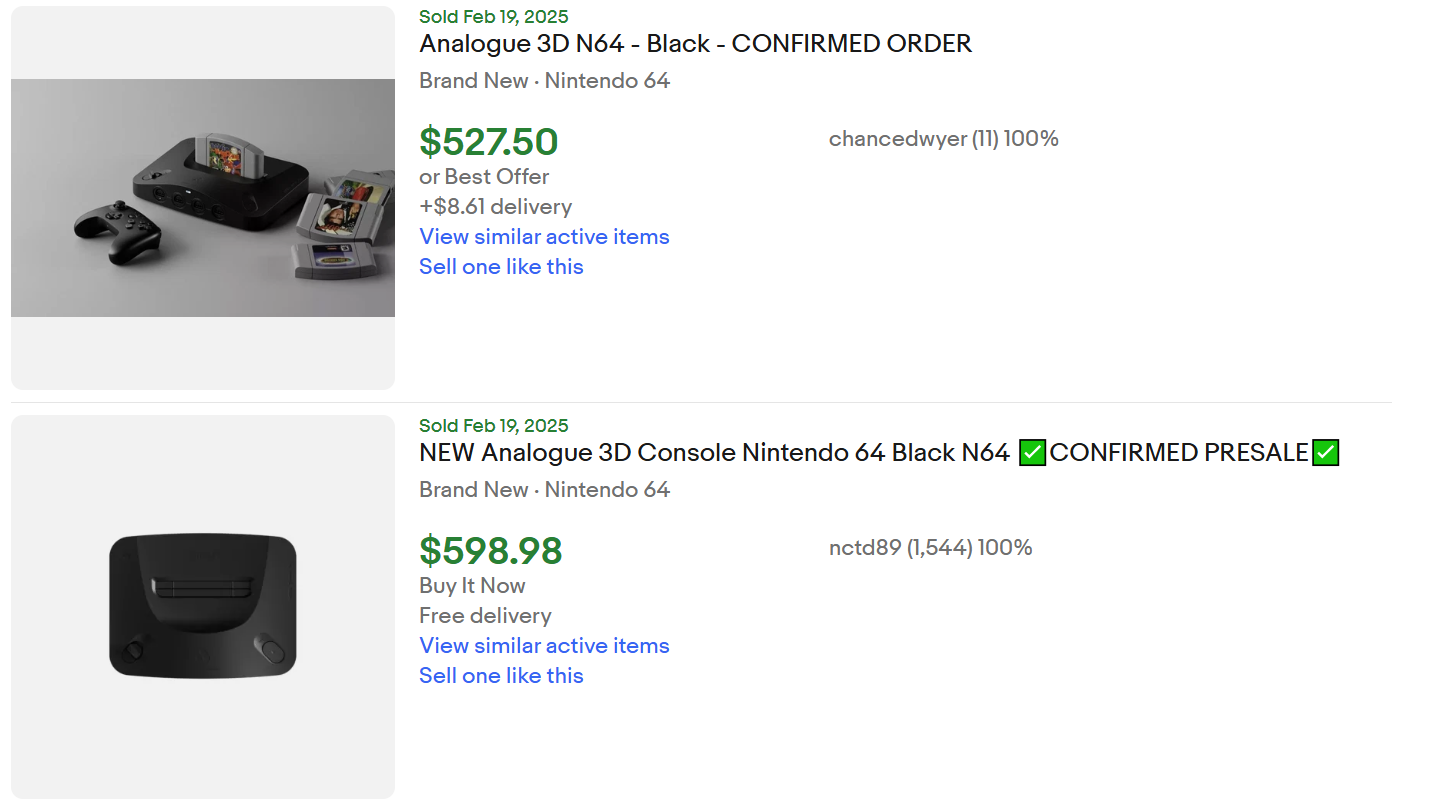 Analogue 3D N64 Restock for Sale