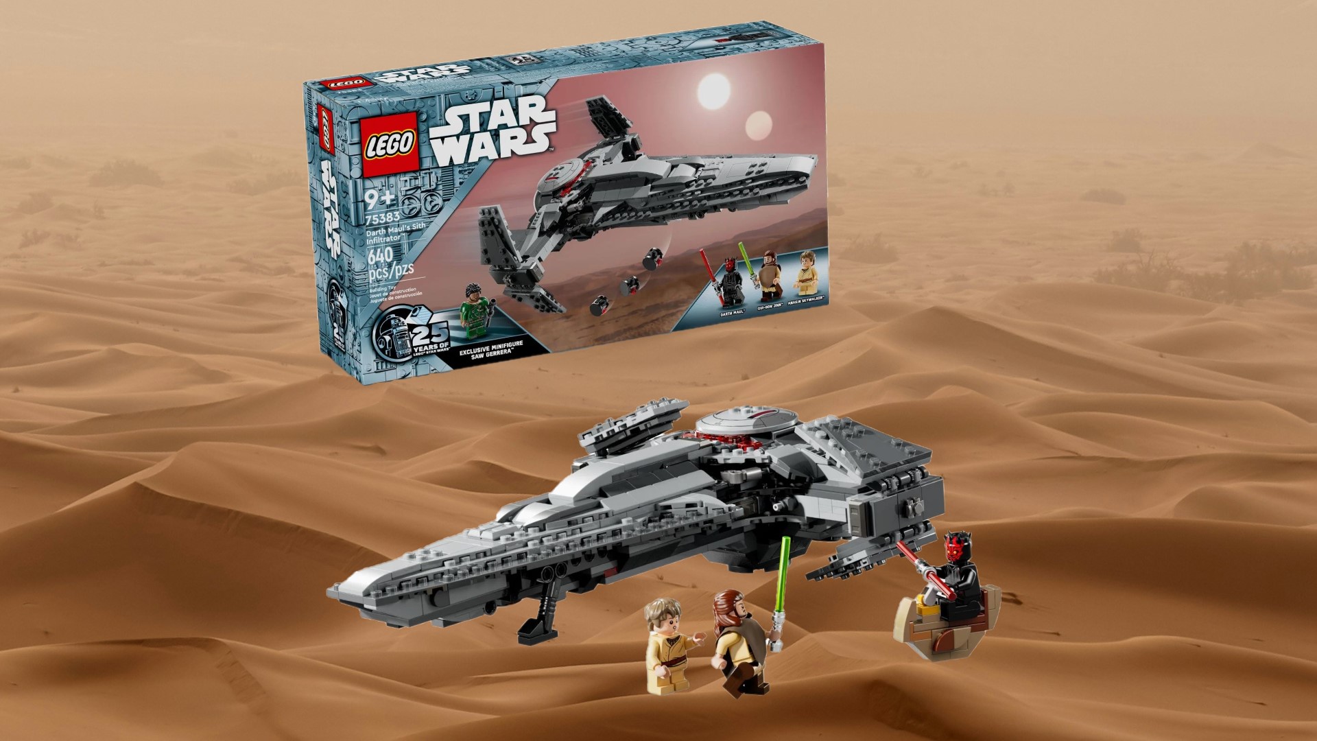 Lego Qui Gon Reseller 75383 Beard