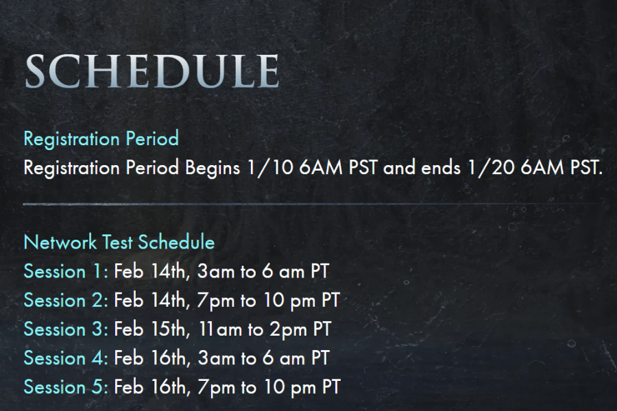 Nightreign Network Test Schedule Digital Code