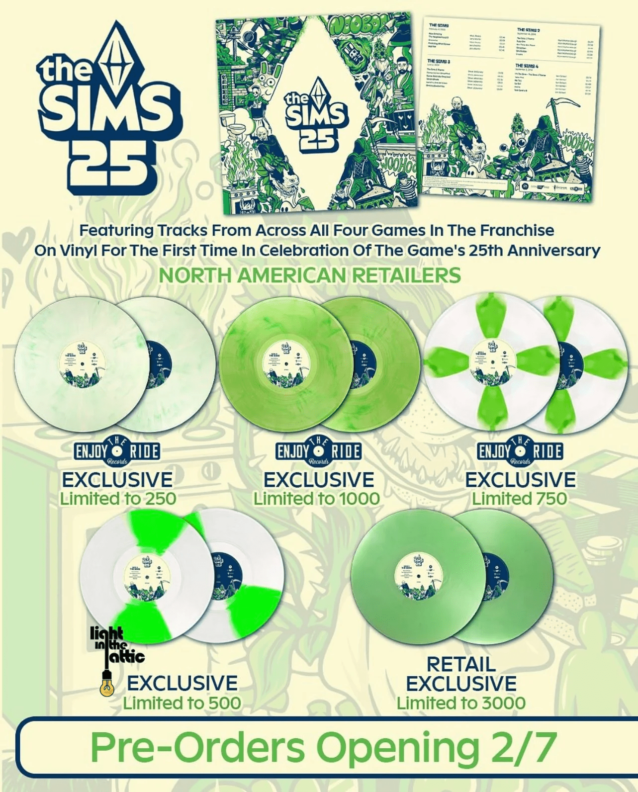 The Sims Vinyl Anniversary Details Restock