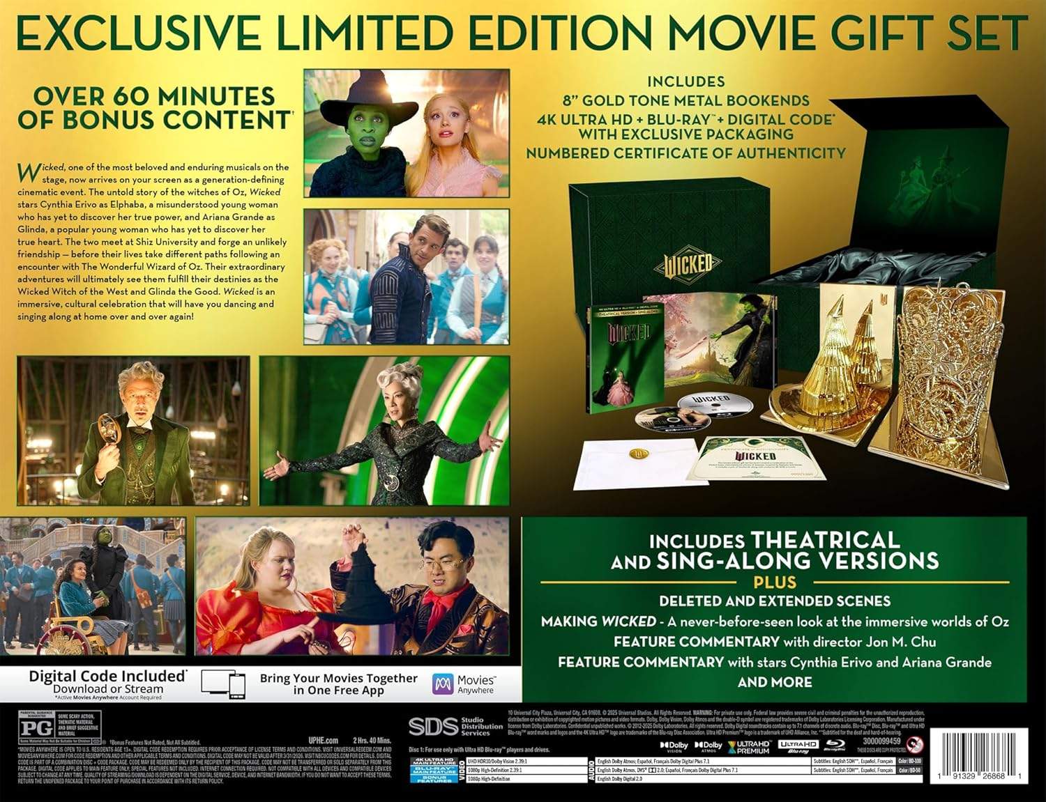 Wicked Gift Set Singalong 4k Details