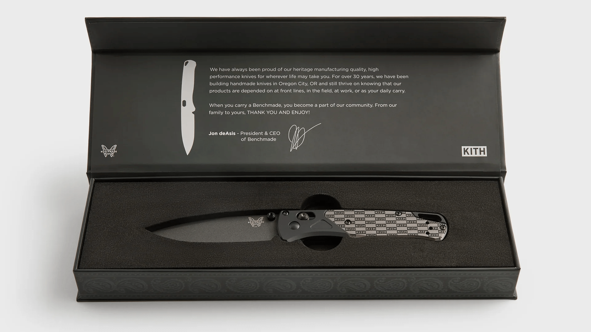 Kith Benchmade Bugout 535 Collectable Box