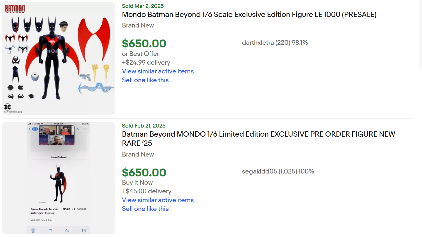 Mondo Batman Beyond Terry for Sale
