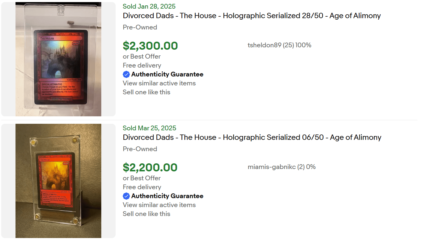 Divorced Dads The House for Sale