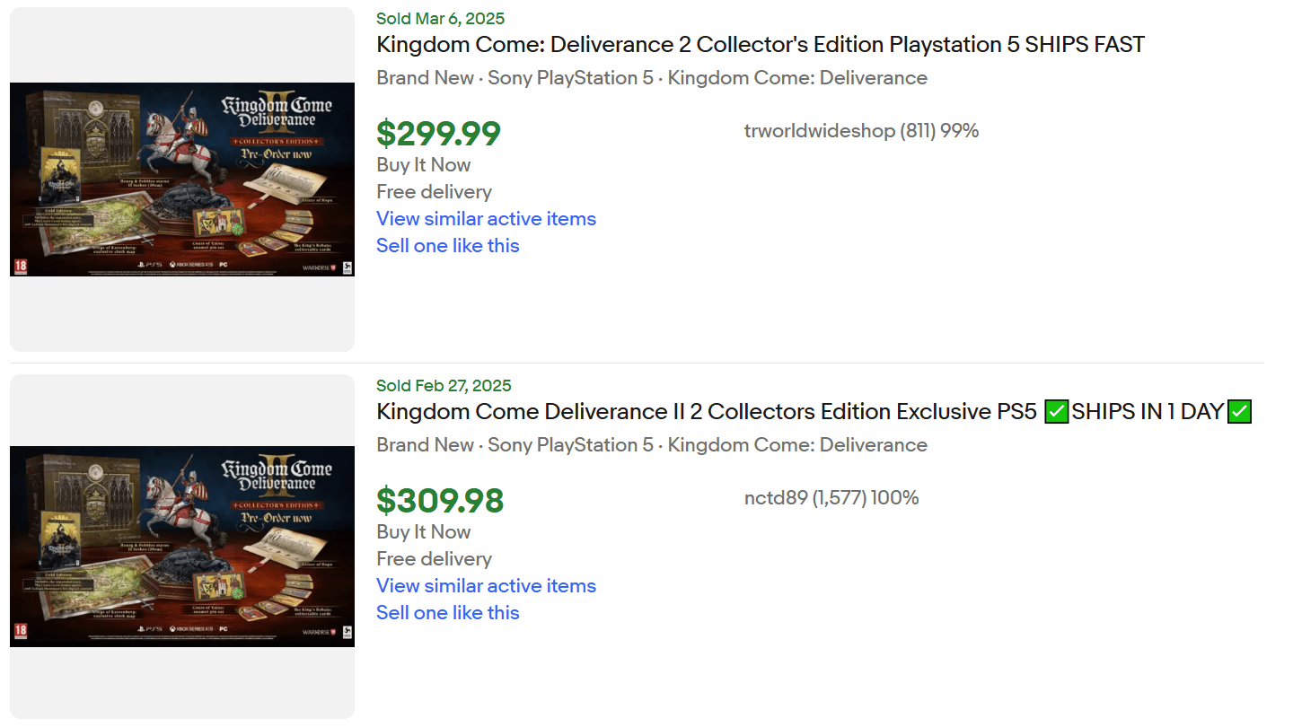 Kingdom Come 2 Collector Edition for Sale