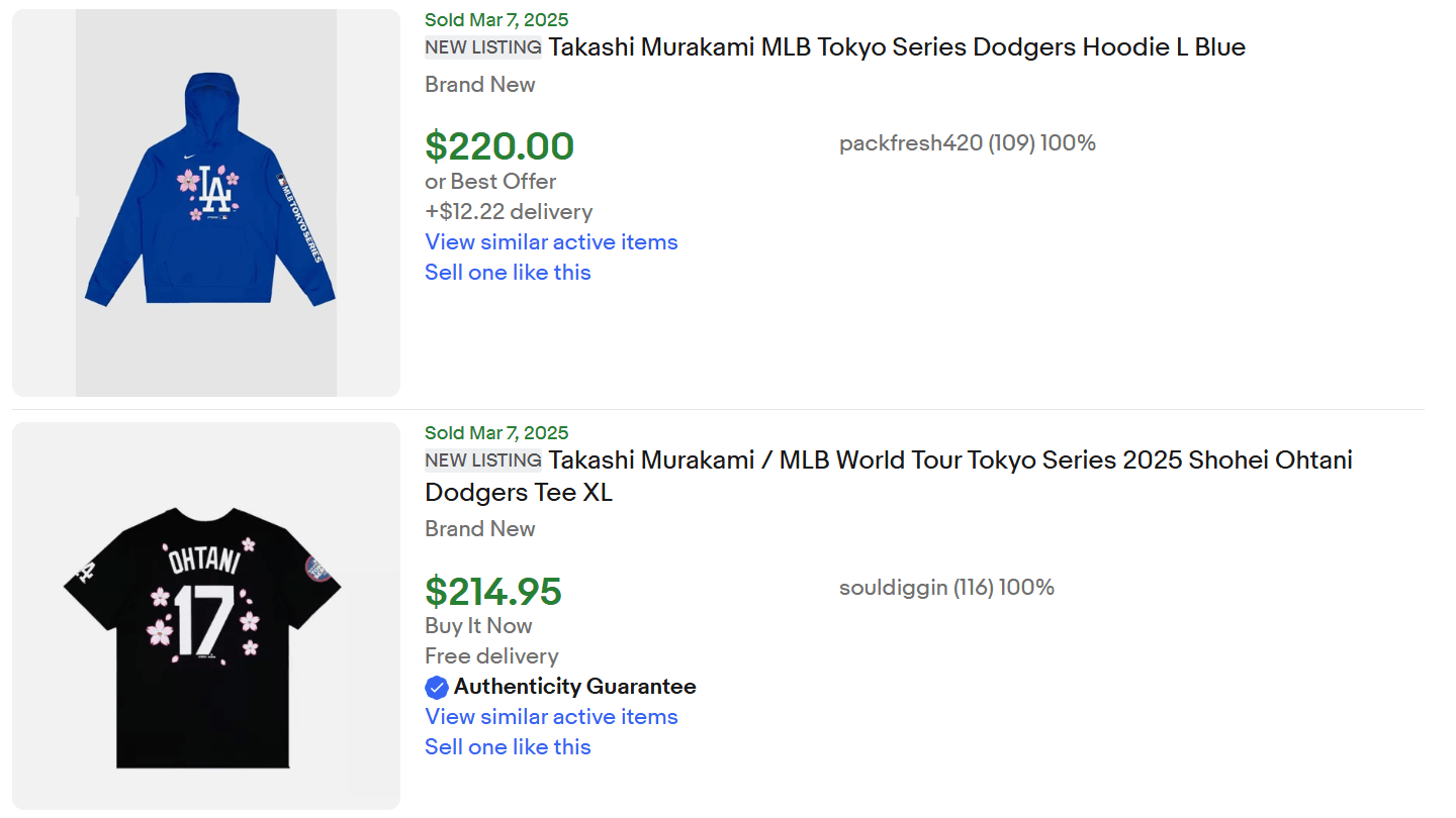 Murakami MLB Hoodie Shirt for Sale
