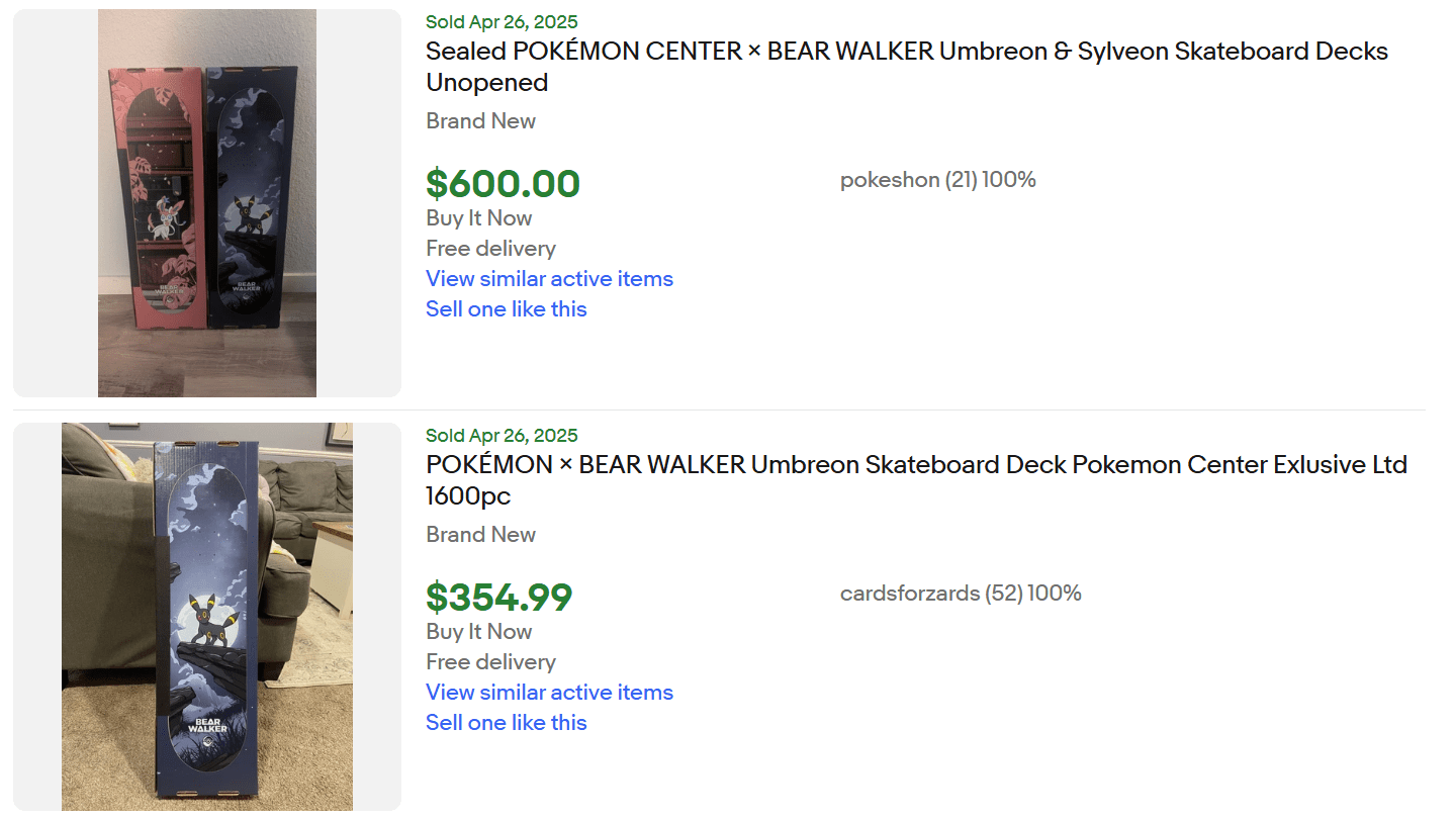 Bear Walker Pokemon Skateboard for Sale