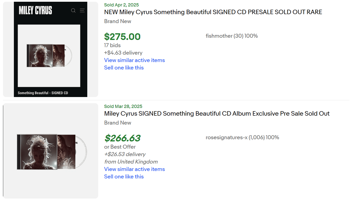 Something Beautiful Signed CD for Sale