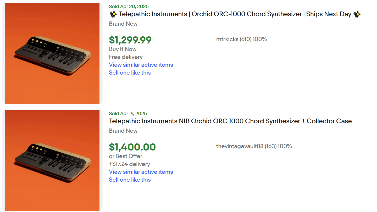 Telepathic Instruments Orchid ORC1000 for Sale