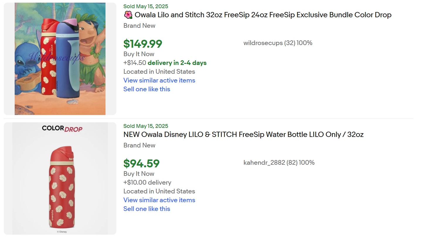Owala Lilo and Stitch for Sale
