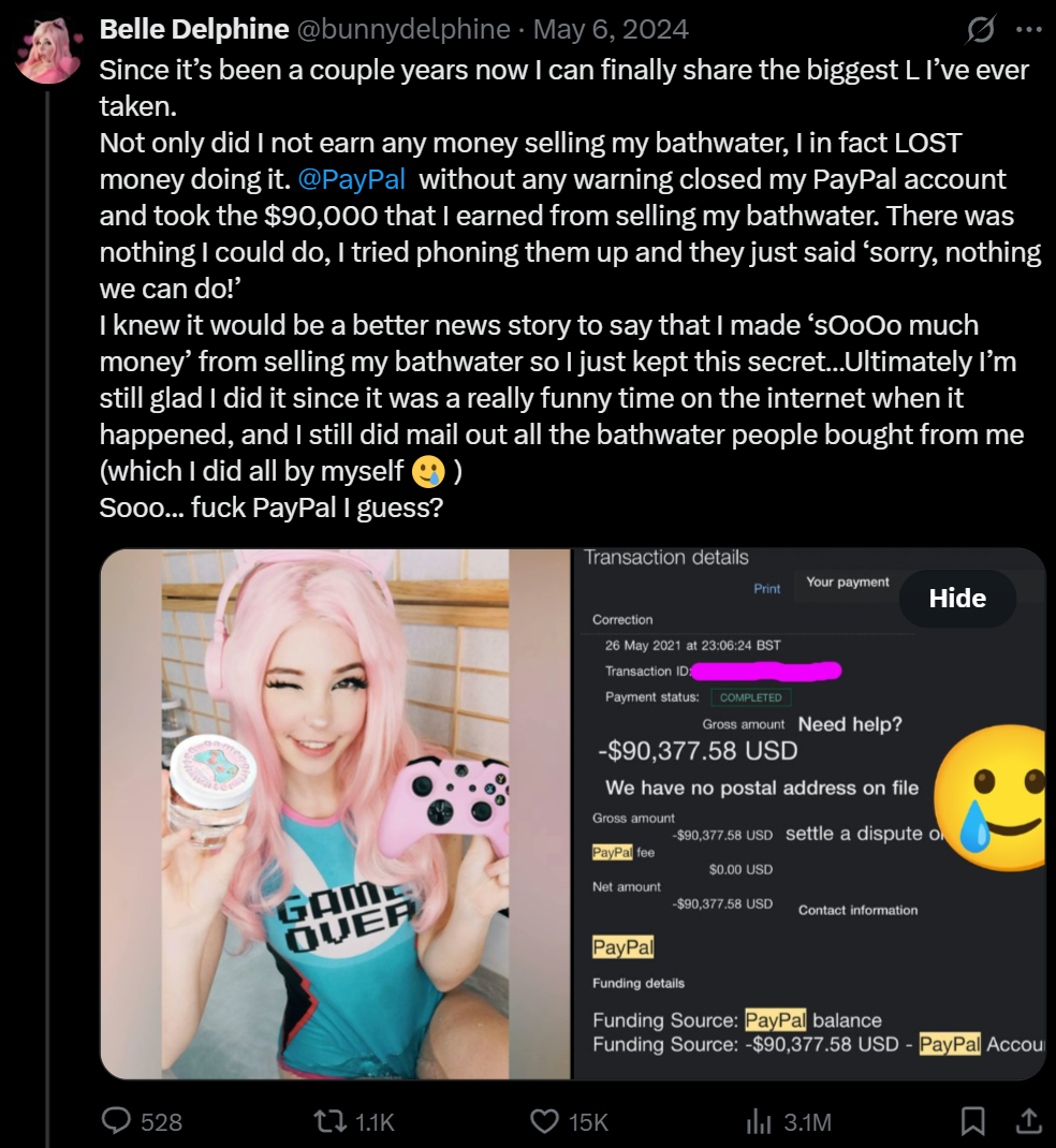 Sydney Sweeney Bath Water Belle Delphine