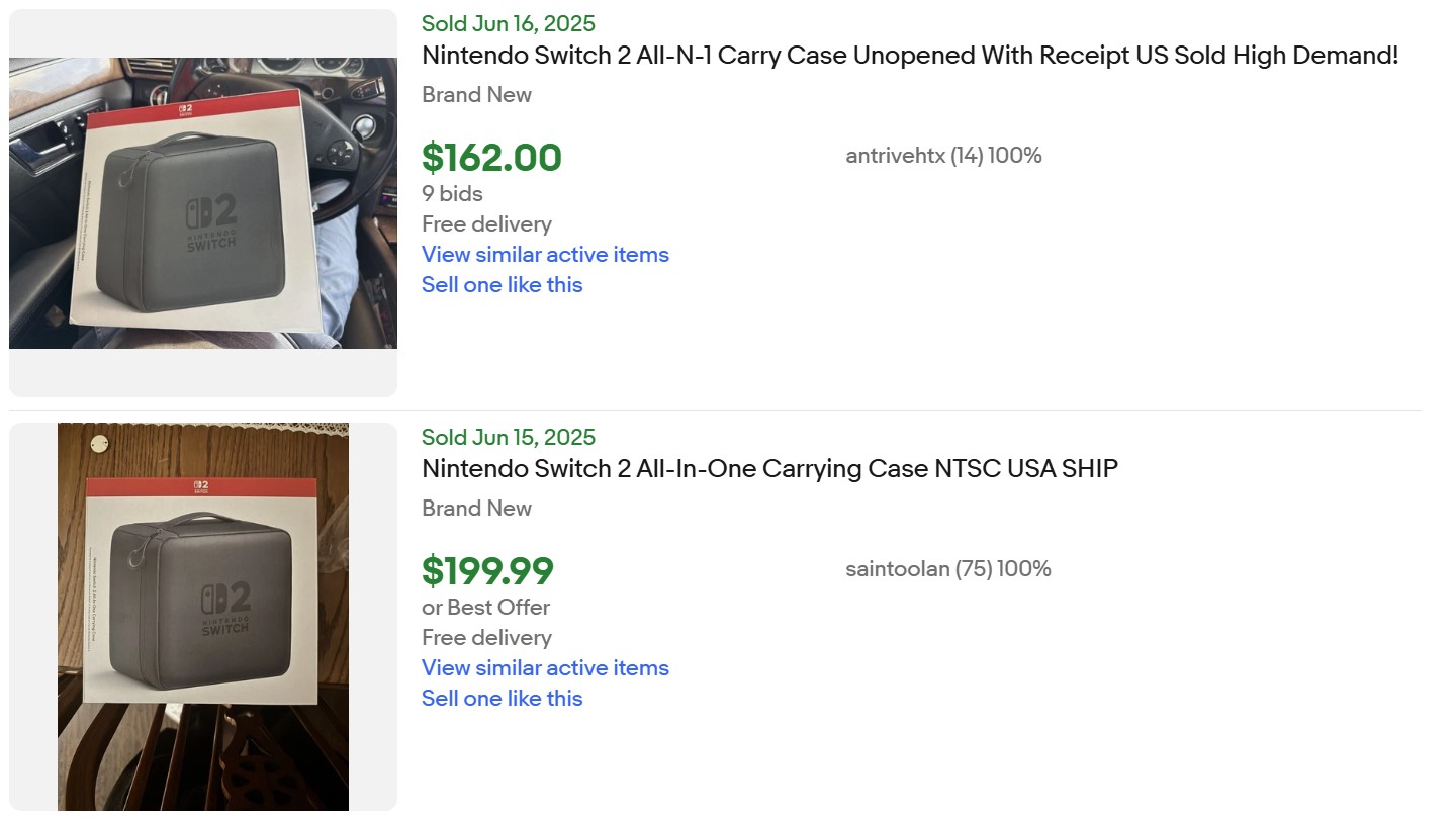 Switch 2 Carrying Case for Sale