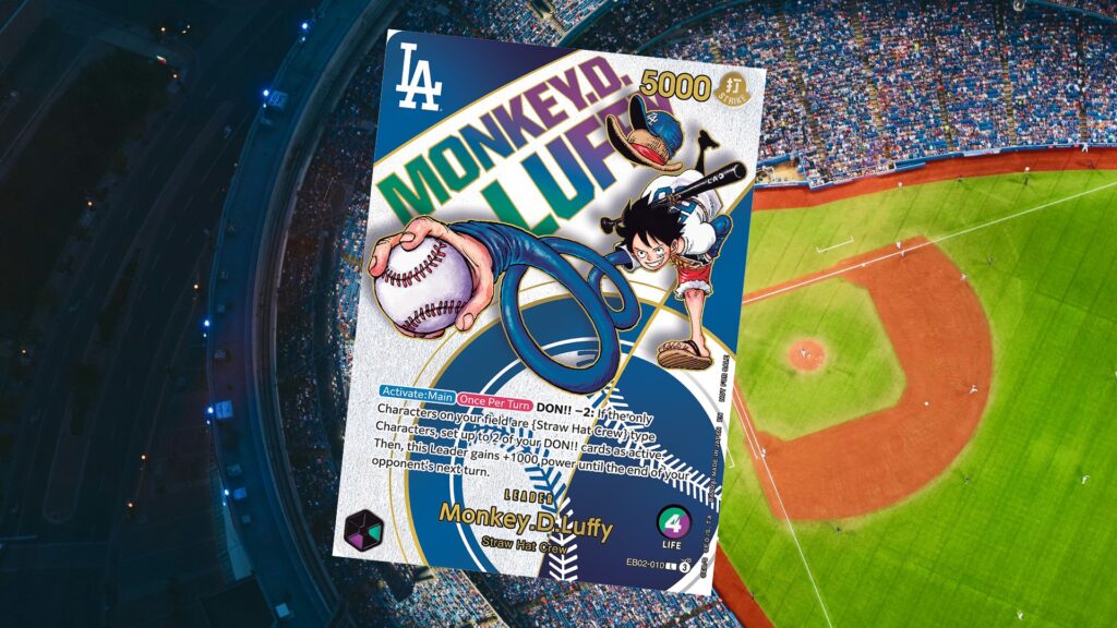 Dodgers Luffy Card One Piece Reseller