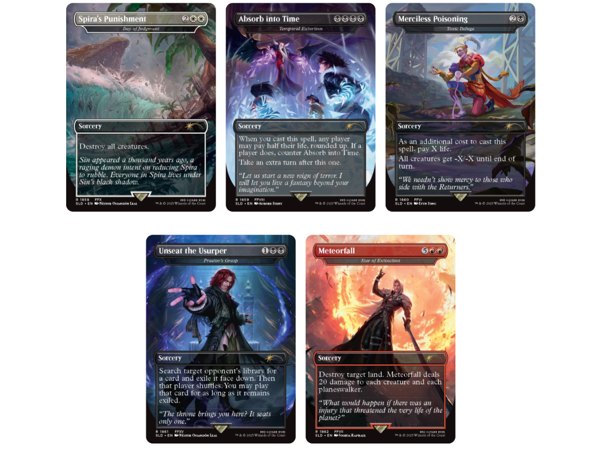 MTG FF Secret Lair Game Over