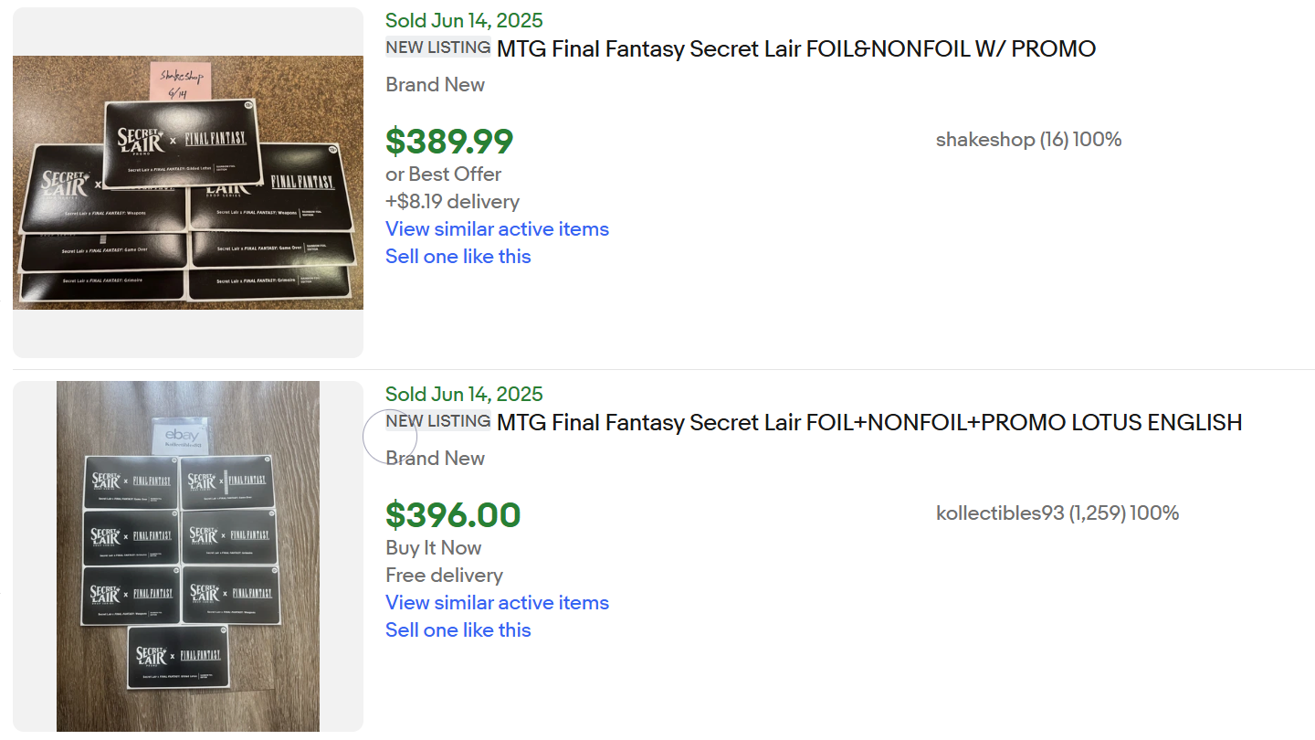 MTG Final Fantasy Bundle for Sale