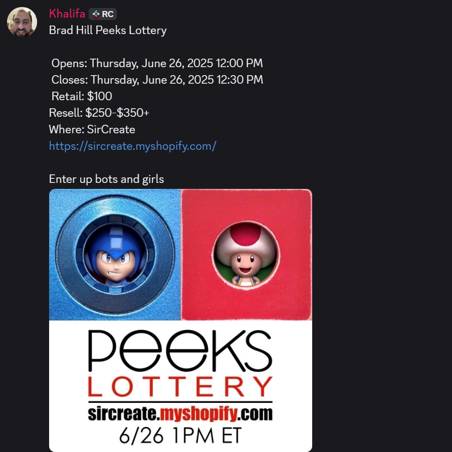 Resell Calendar Brad Hill Peeks