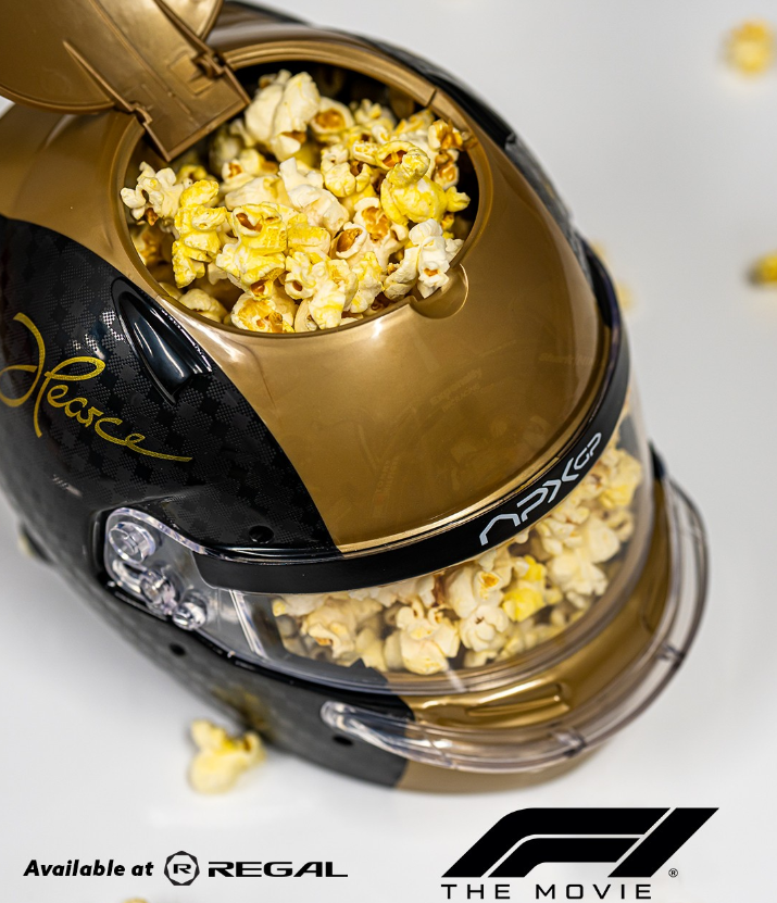 F1 Popcorn Bucket Helmet Regal AMC
