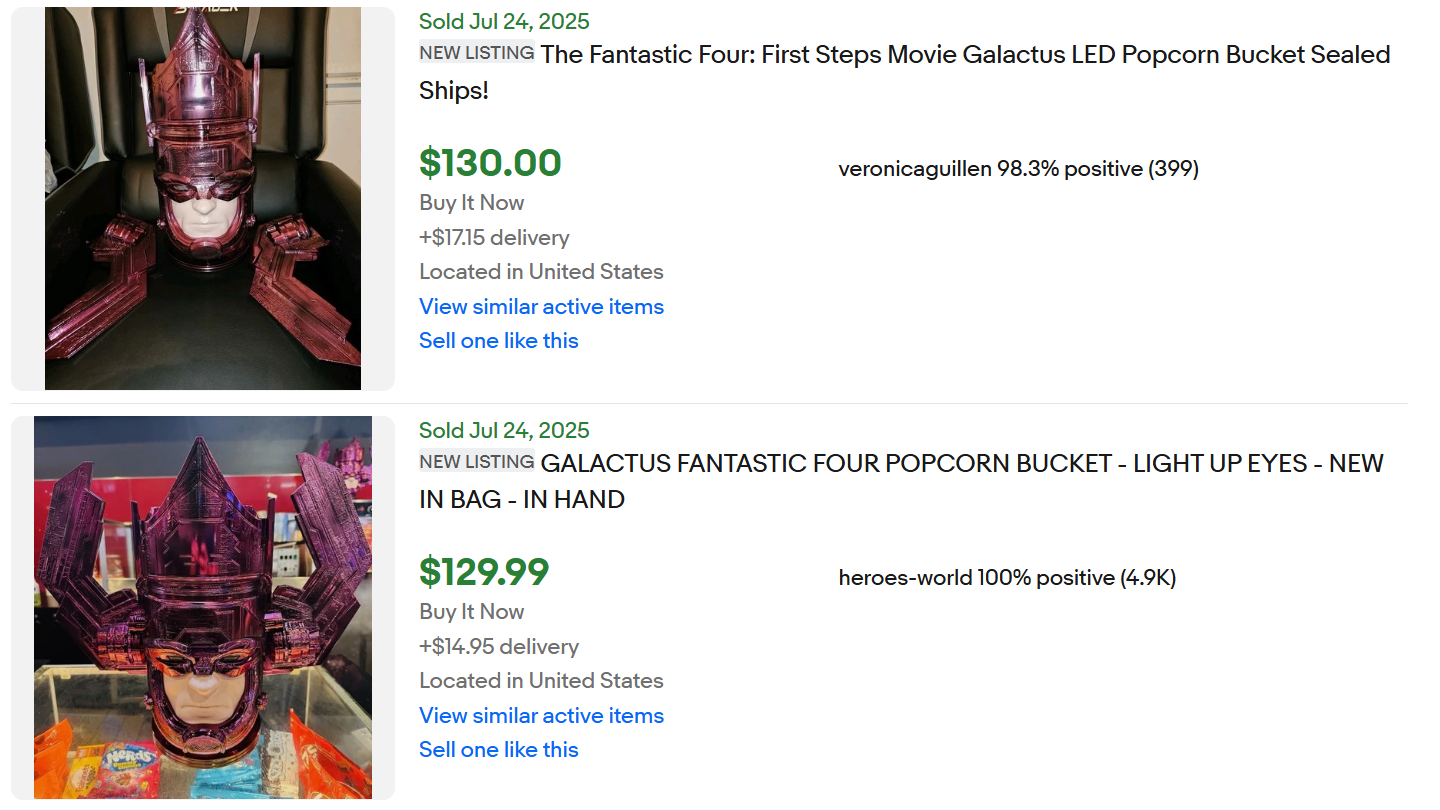 Fantastic Galactus Popcorn Bucket for Sale