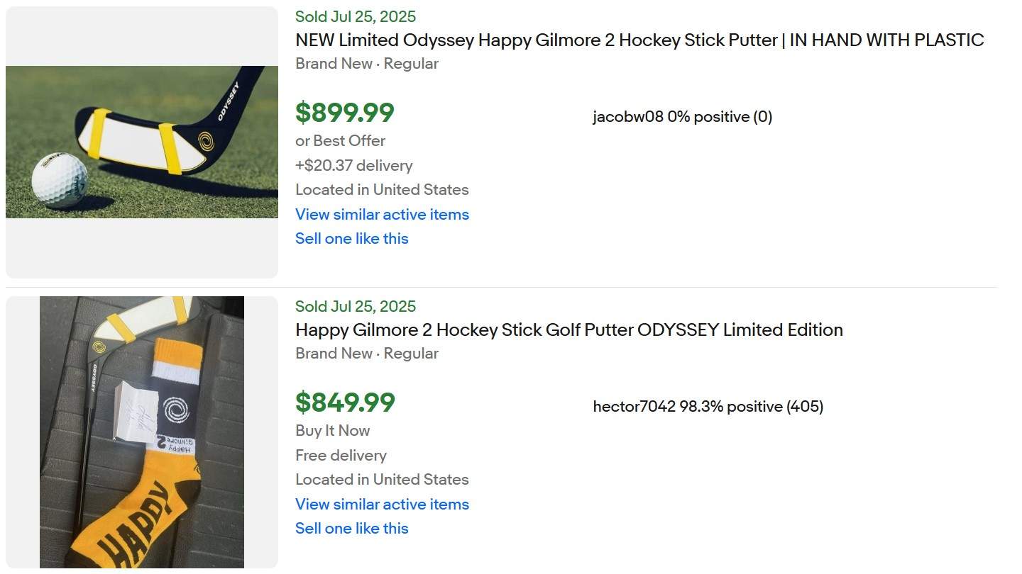 Happy Gilmore Odyssey Putter for Sale