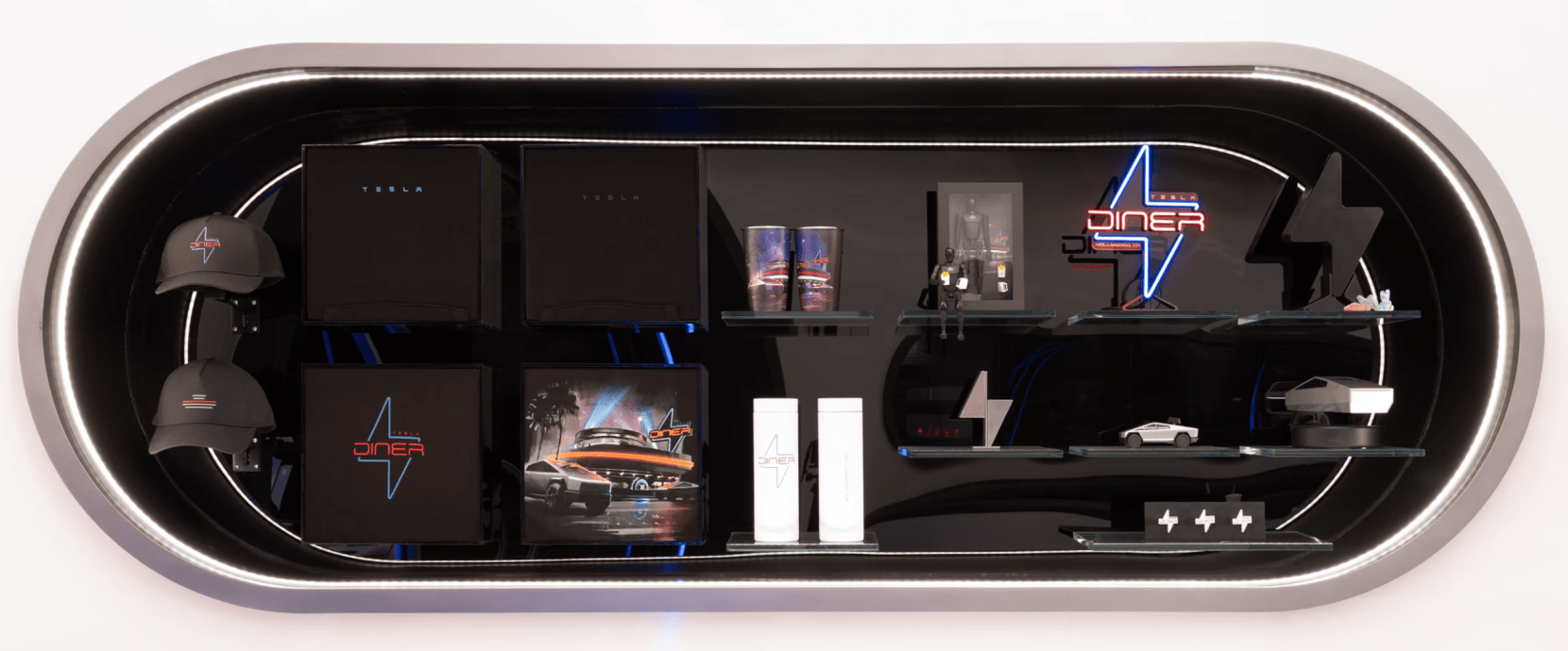 Tesla Diner Black Optimus Reseller Merch