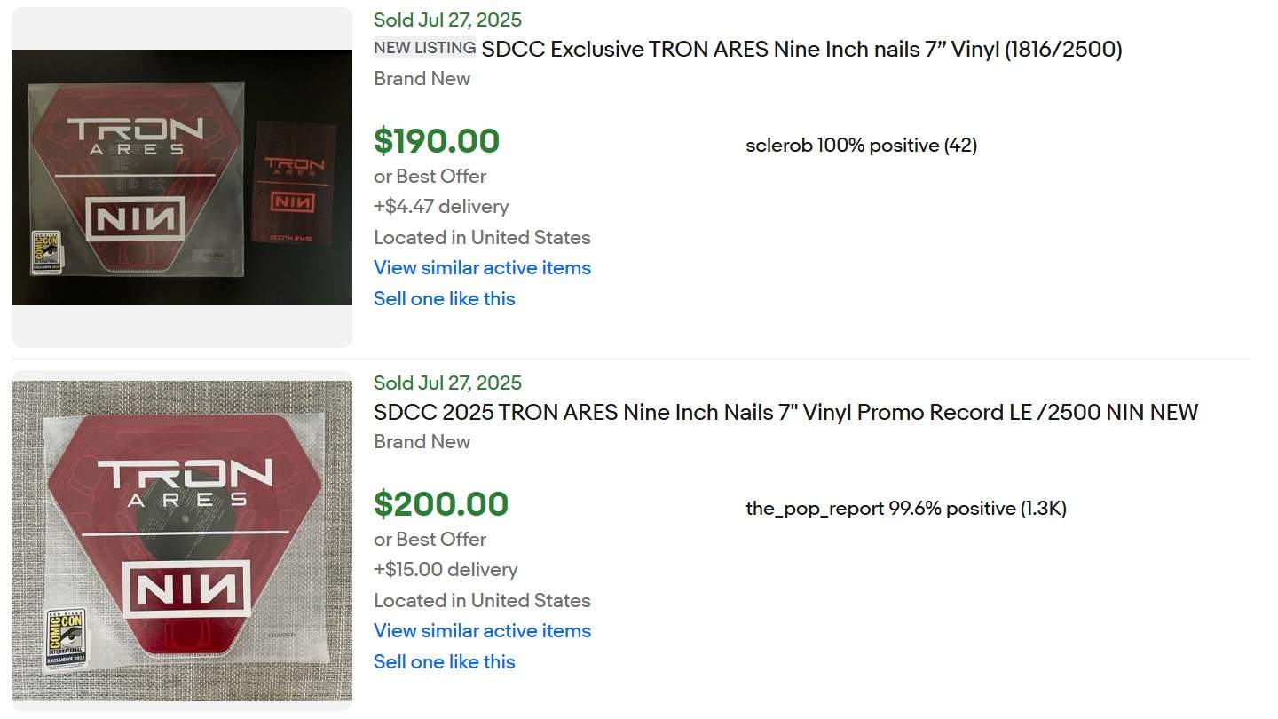 Tron Ares SDCC Vinyl for Sale