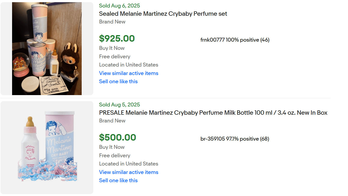 Melanie Martinez Crybaby Perfume for Sale