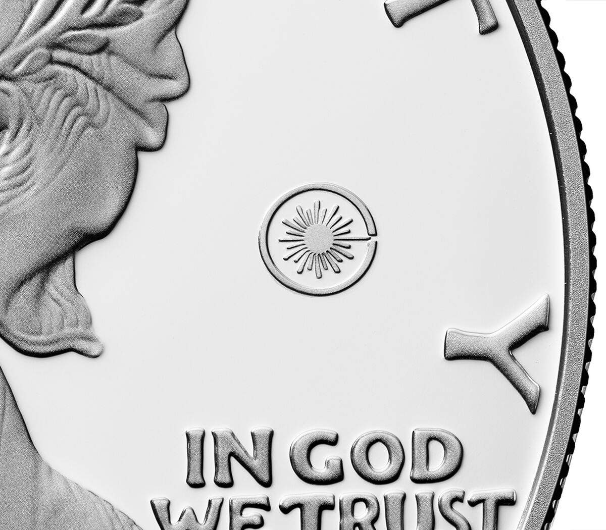 Laser Engraved American Eagle Privy Mark