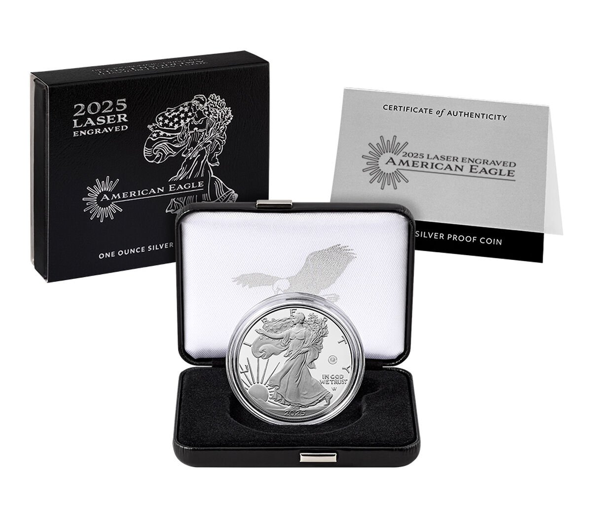 Laser Engraved Coin 2025 Silver Proof