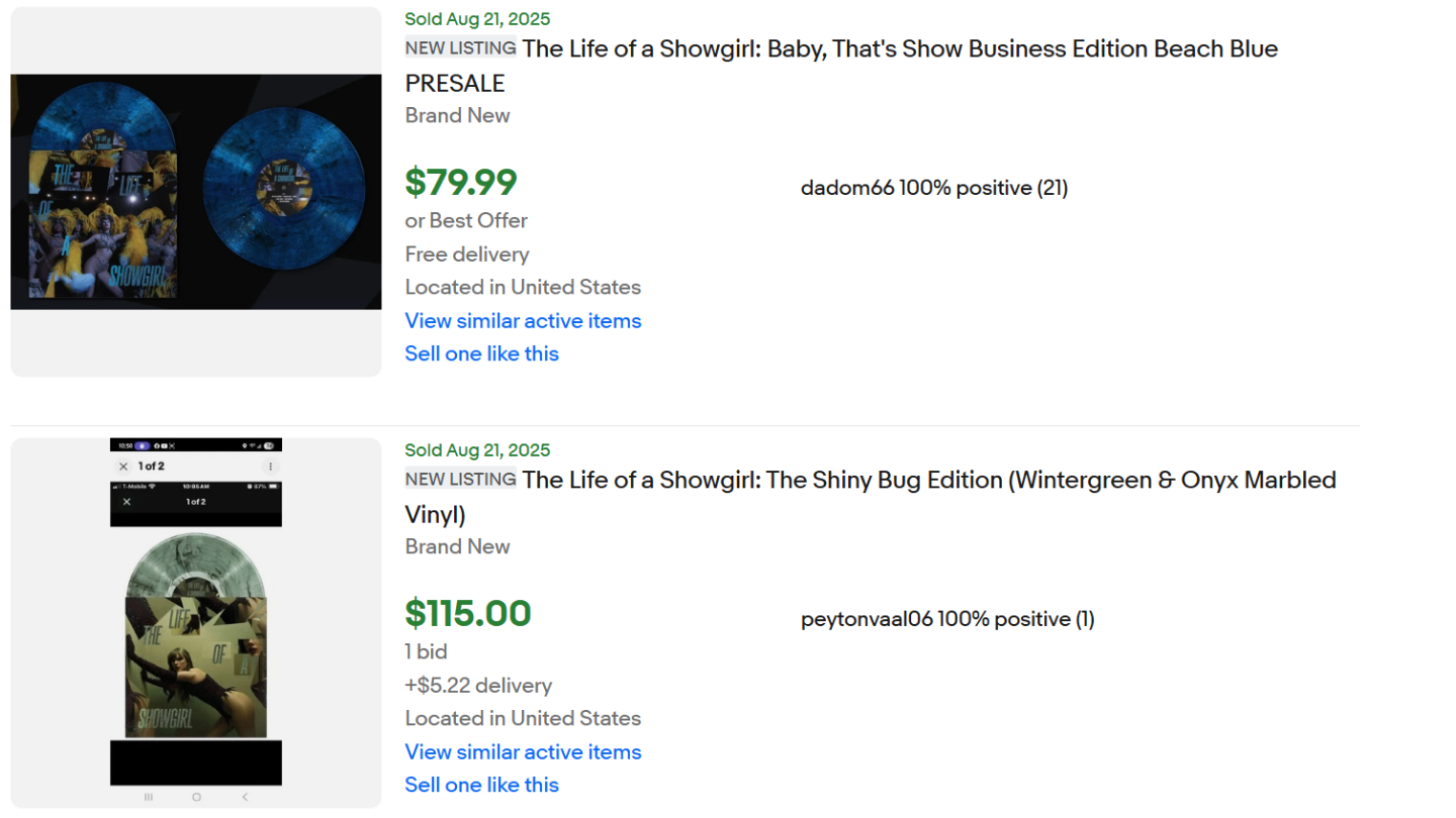 Life Showgirl Limited Vinyl for Sale