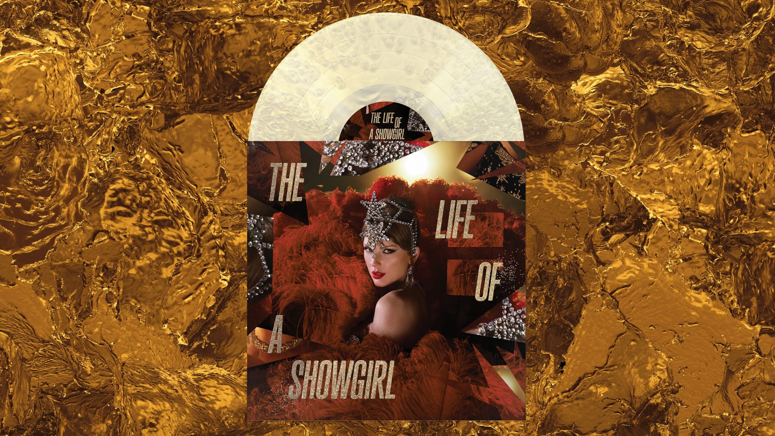Taylor Swift Showgirl Champagne Vinyl Reseller