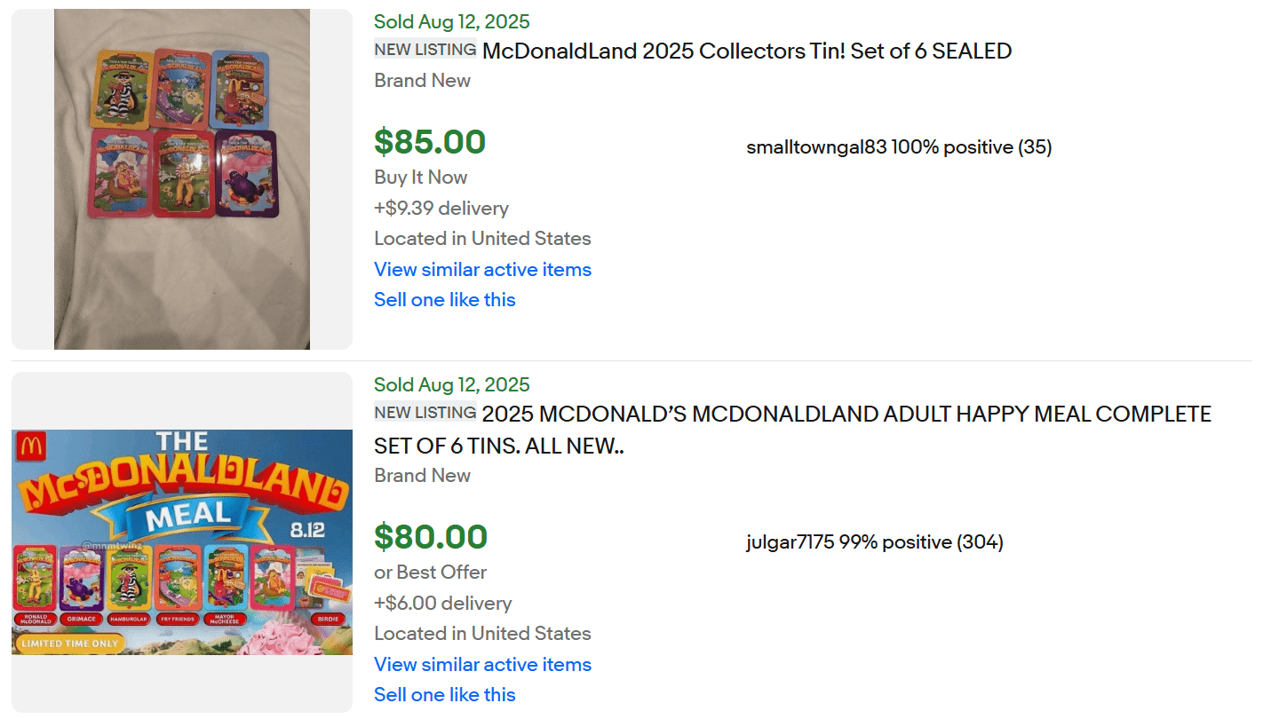 McDonaldland Souvenir Tin for Sale Hamburglar
