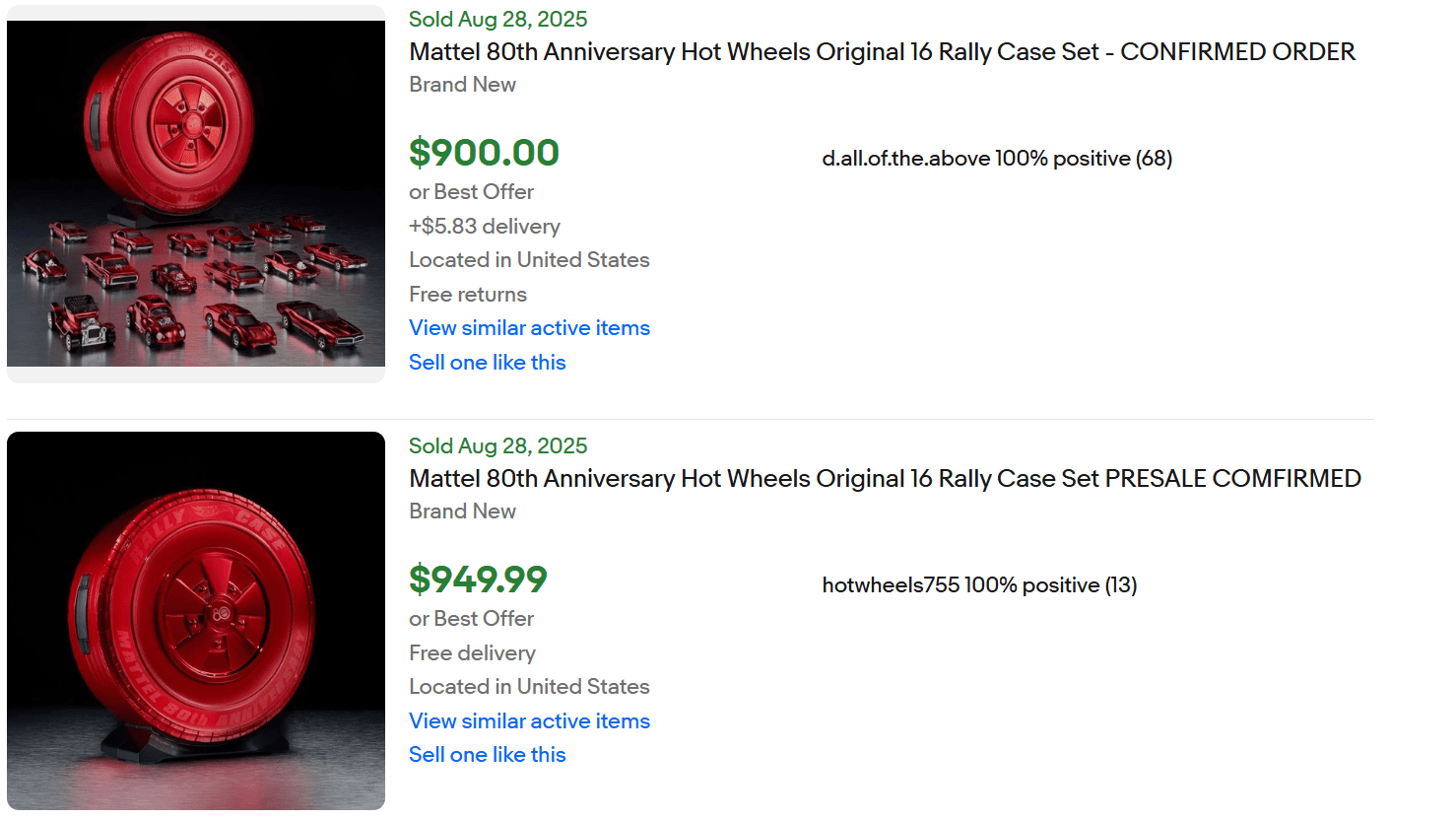 Hot Wheels Anniversary 16 for Sale